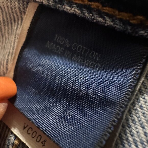 Chaps Ralph Lauren Jeans Mens 34x30 Classic Fit Blue Denim light Wash VTG Mexico - Picture 10 of 10